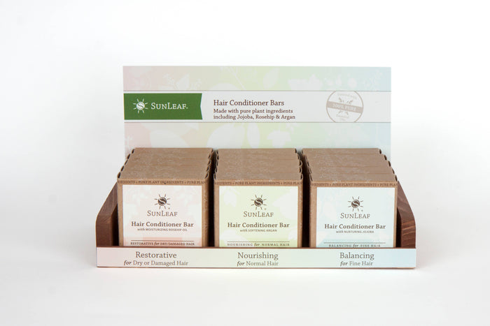 SunLeaf Naturals - Display - Hair Conditioner Bar