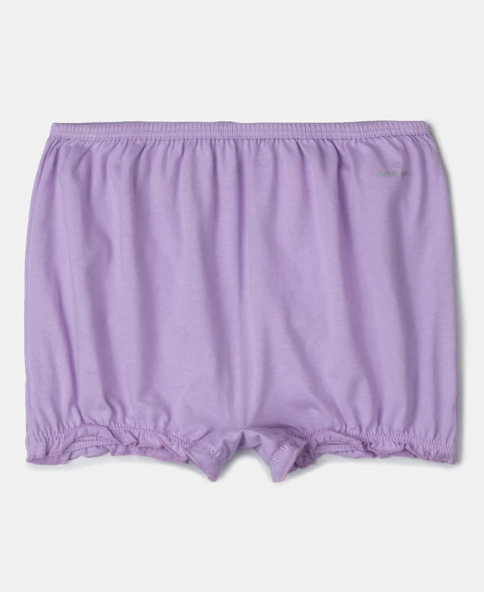 Super Combed Cotton Bloomers with Ultrasoft Waistband - Beetroot Pink & Lavendula (Pack of 2)