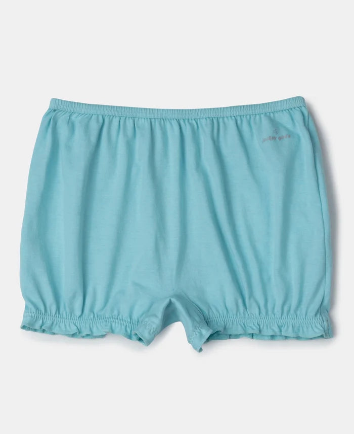 Super Combed Cotton Bloomers with Ultrasoft Waistband - Salmon Rose & Angel Blue (Pack of 2)