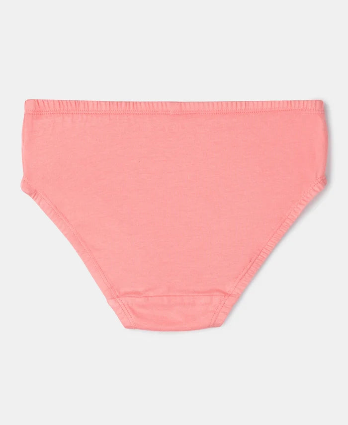 Super Combed Cotton Panty with Ultrasoft Waistband - Angel Blue, Fairy Tale & Salmon Rose (Pack of 3)