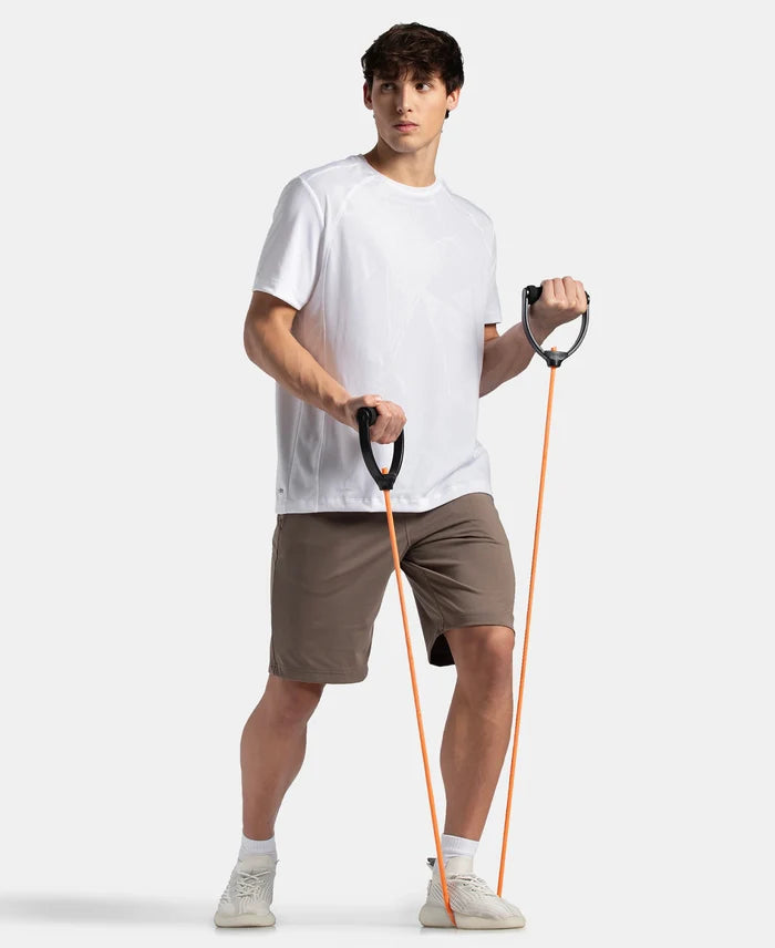 Super Combed Cotton Rich Shorts with StayFresh Treatment - Dark Khaki