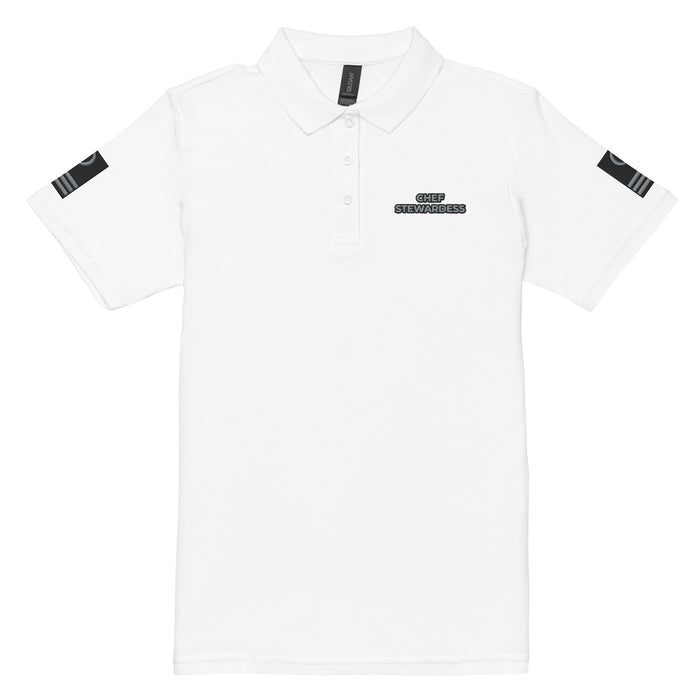 Super Yacht Chef Stewardess polo shirt - IamSEAWOLF shop