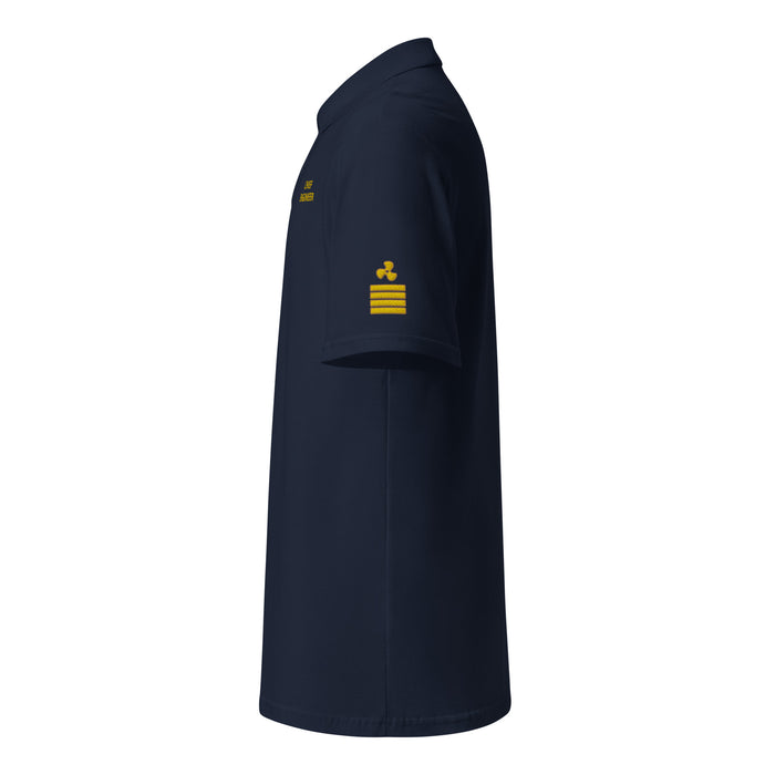 Super Yacht Chief Engineer uniform polo with embroidery. - IamSEAWOLF shop