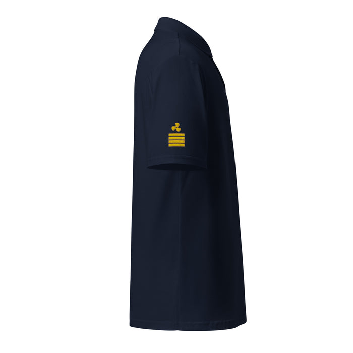 Super Yacht Chief Engineer uniform polo with embroidery. - IamSEAWOLF shop