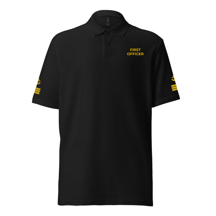 Super Yacht First Officer polo shirt - IamSEAWOLF shop