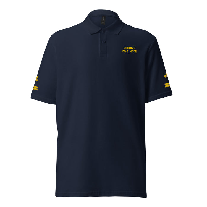 Super Yacht Second Engineer polo shirt - IamSEAWOLF shop
