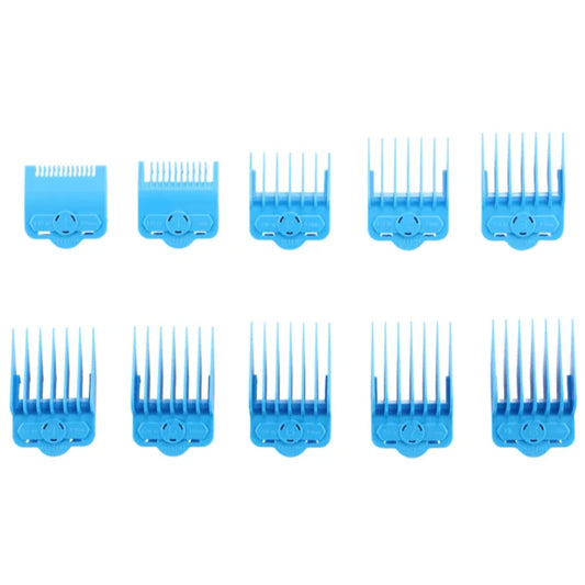 Supreme Trimmer 10pc Magnetic Clipper Guard Set - Blue