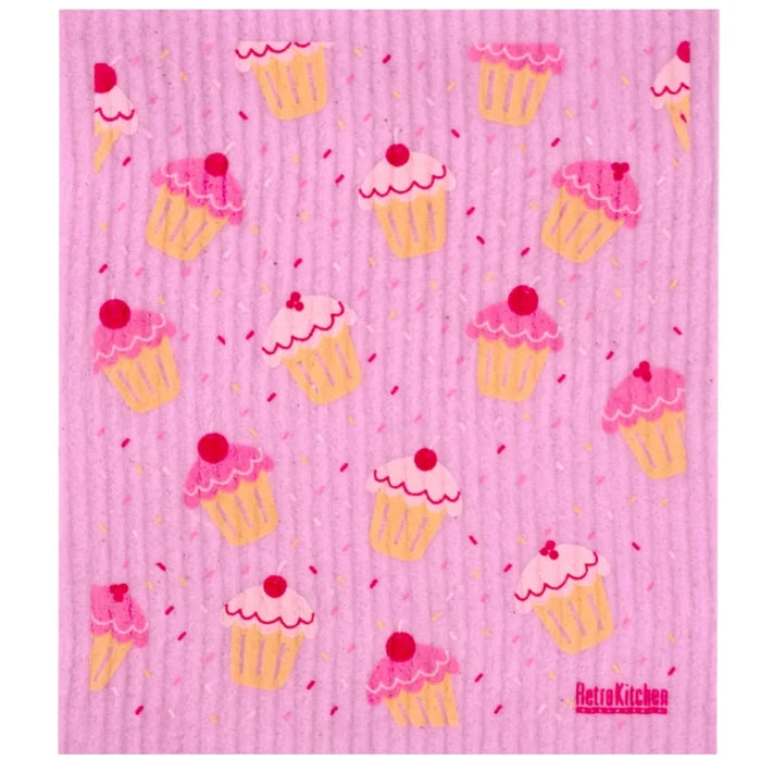 Swedish Dish Sponge Cloth - Cupcakes