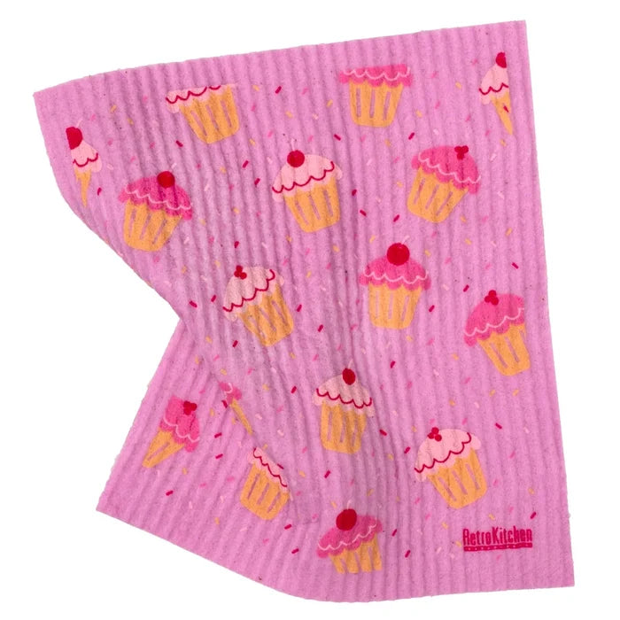 Swedish Dish Sponge Cloth - Cupcakes