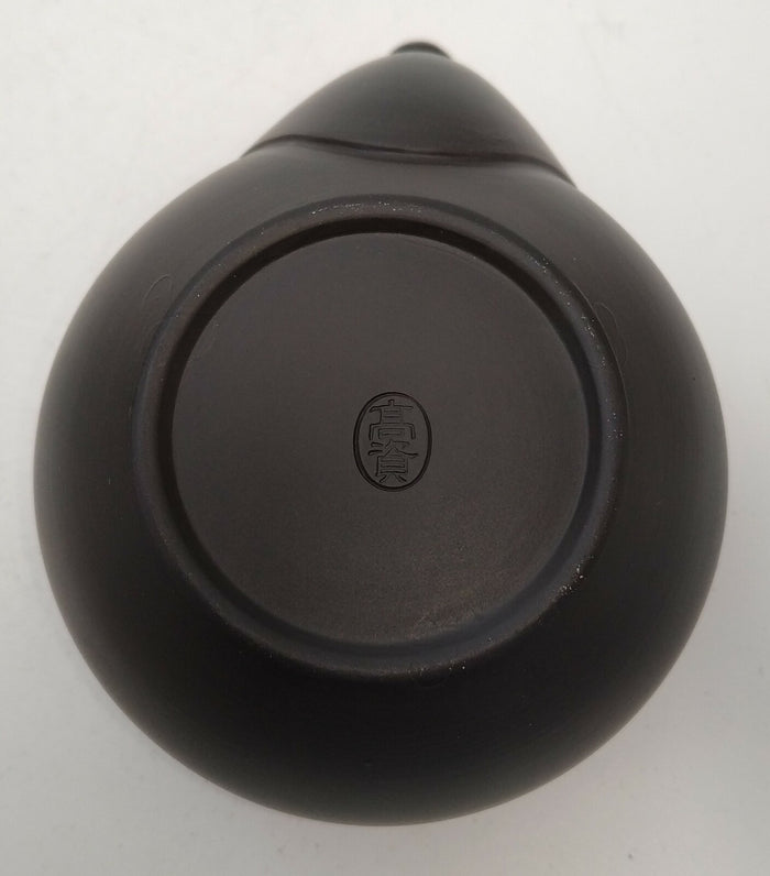 Takasuke Kiln (Y122) 高資陶苑: Tokoname Hohin Tea Pot, Black, Ceramic Mesh Strainer 160 ml