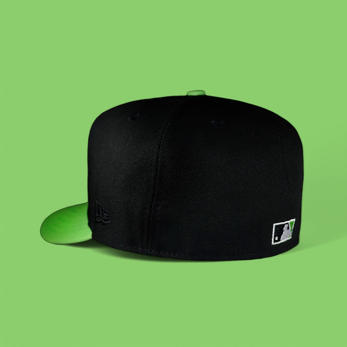 Tampa Bay Rays Black and Lime Green 98 Inaugural