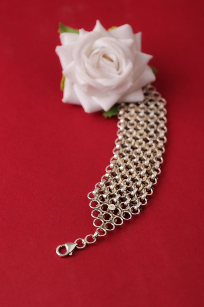Tattva Green Jadau Timeless Four Layer Bracelet