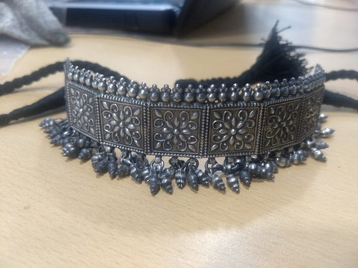 Tattva Oxidised Classic Necklace