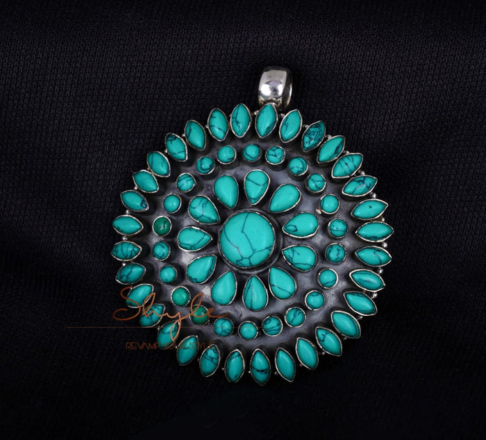 Tattva Turquoise Jadau Classic Necklace
