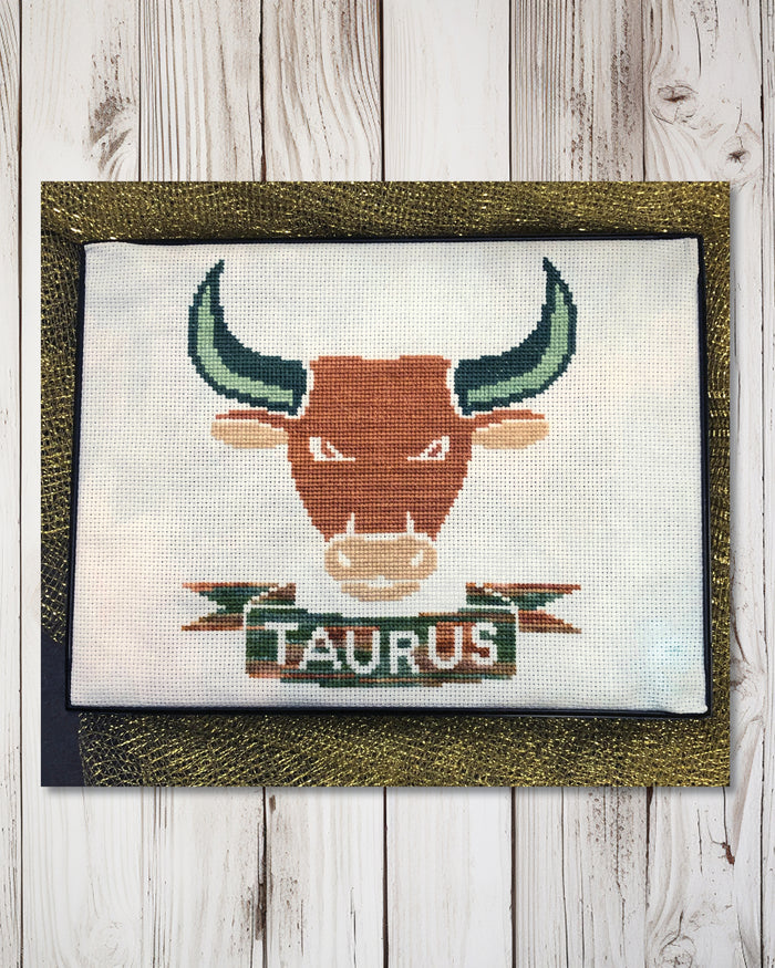 Taurus Cross Stitch Pattern (Zodiac Series)