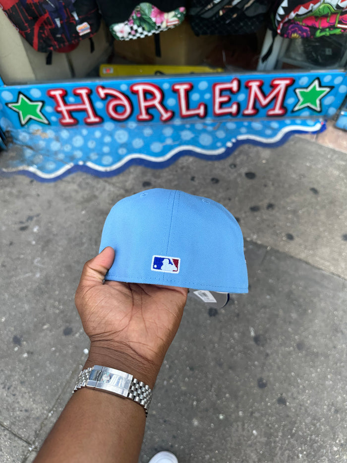 Texas Rangers Sky Blue and Satin Royal 23 World Series