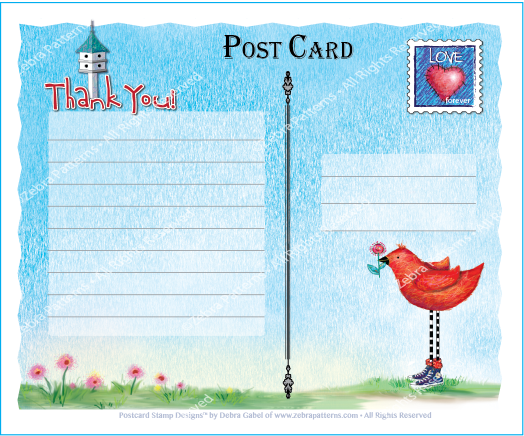 Thank You Postcard Kit