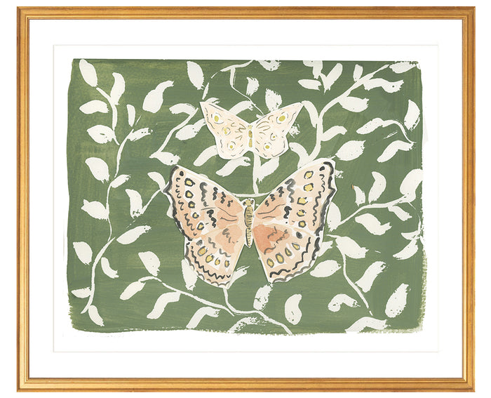 The "Butterfly Branches Pink" Hidden Garden Series, Fine Art Print