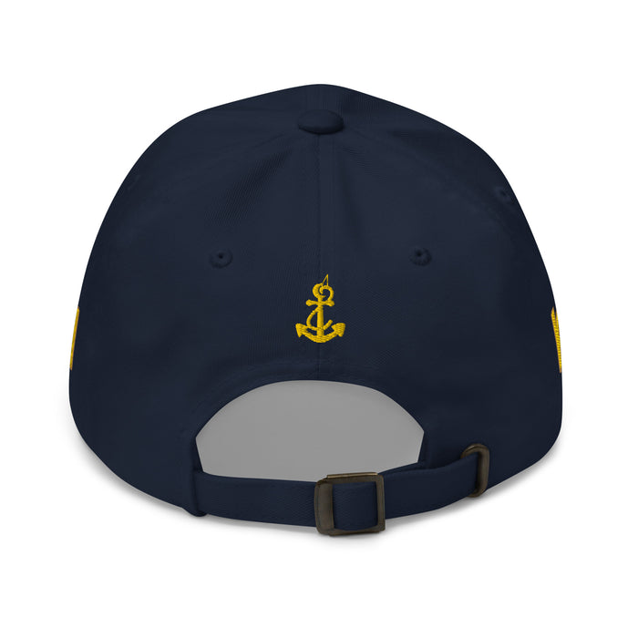 Third officer uniform hat with embroidery - IamSEAWOLF shop