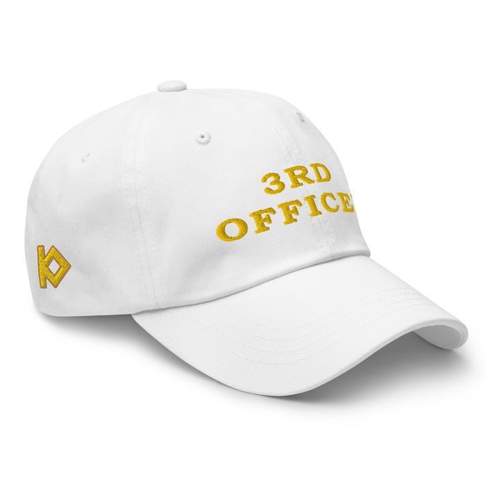 Third officer uniform hat with embroidery - IamSEAWOLF shop