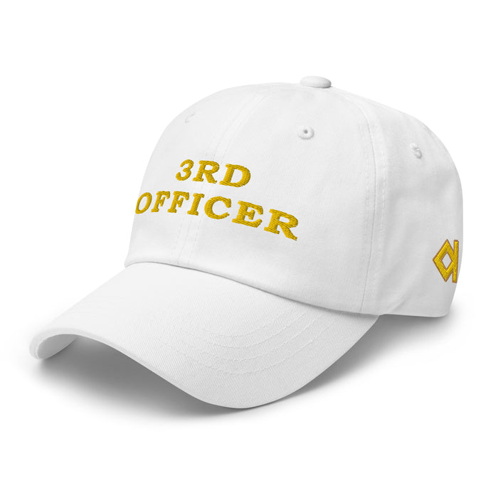 Third officer uniform hat with embroidery - IamSEAWOLF shop