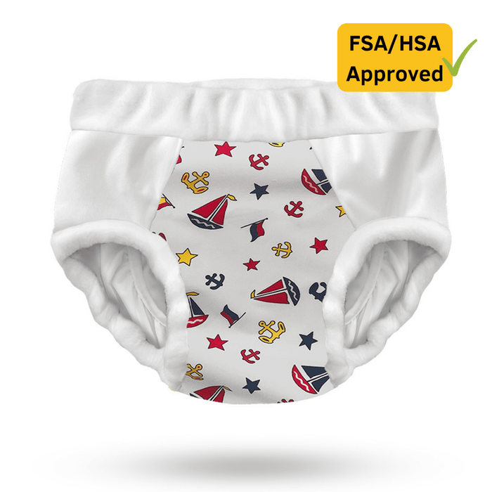 Threaded Armor Lounge Brief Adult Diaper - 1-LB.S.sail-LL - LL Medico