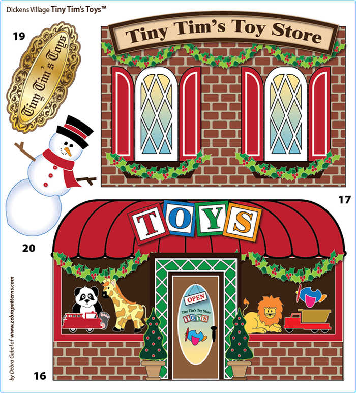 Tiny Tim's Toys Applique