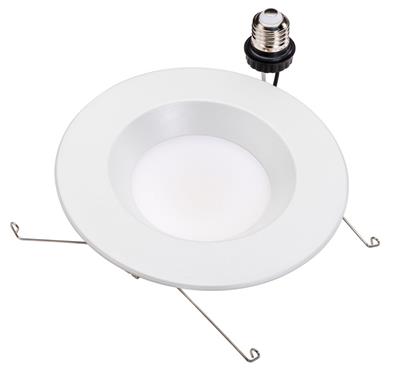 LED Recessed Downlight Topaz RTL/600WH/11W/CTS-46 6 inch LED Retrofit Downlight 11W CCT Selectable Smooth Trim Topaz