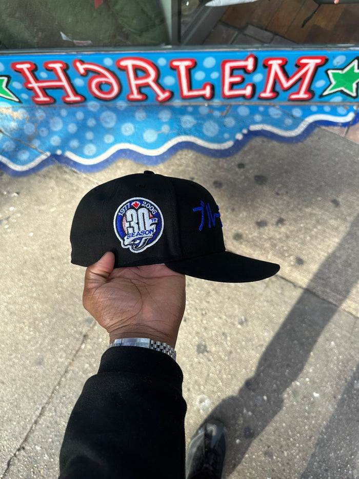 Toronto Blue Jays All Black Katakana Japanese 30Th