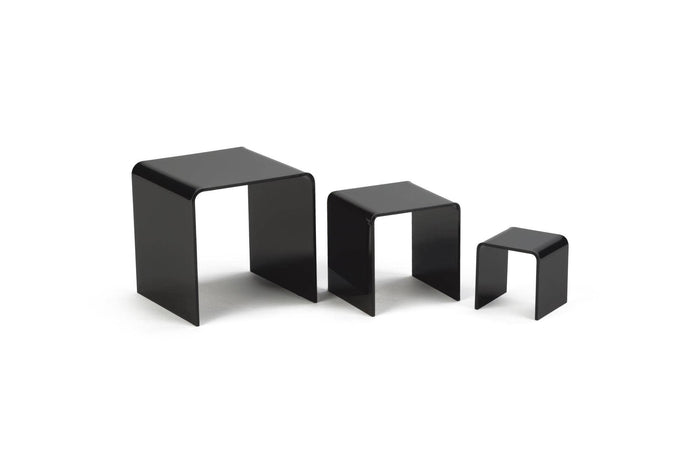 Tripar International - Square Black Acrylic Risers