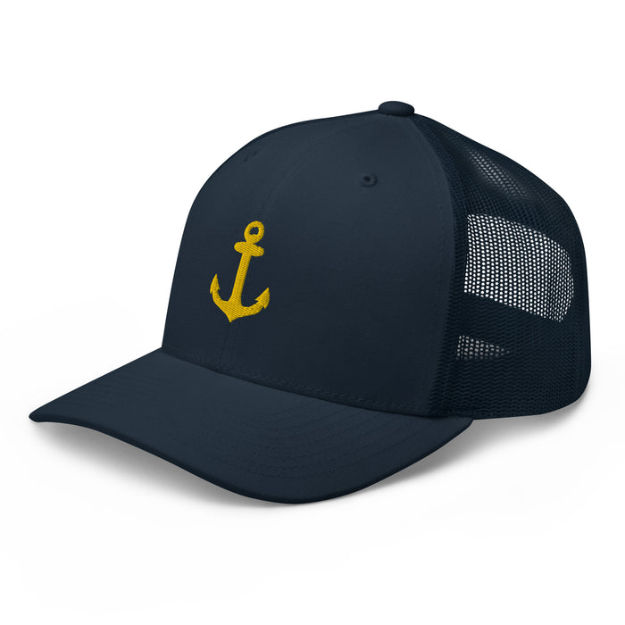 Trucker Cap with Anchor - IamSEAWOLF shop