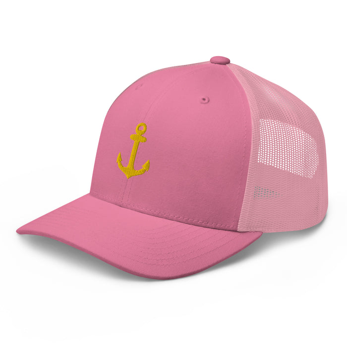 Trucker Cap with Anchor - IamSEAWOLF shop