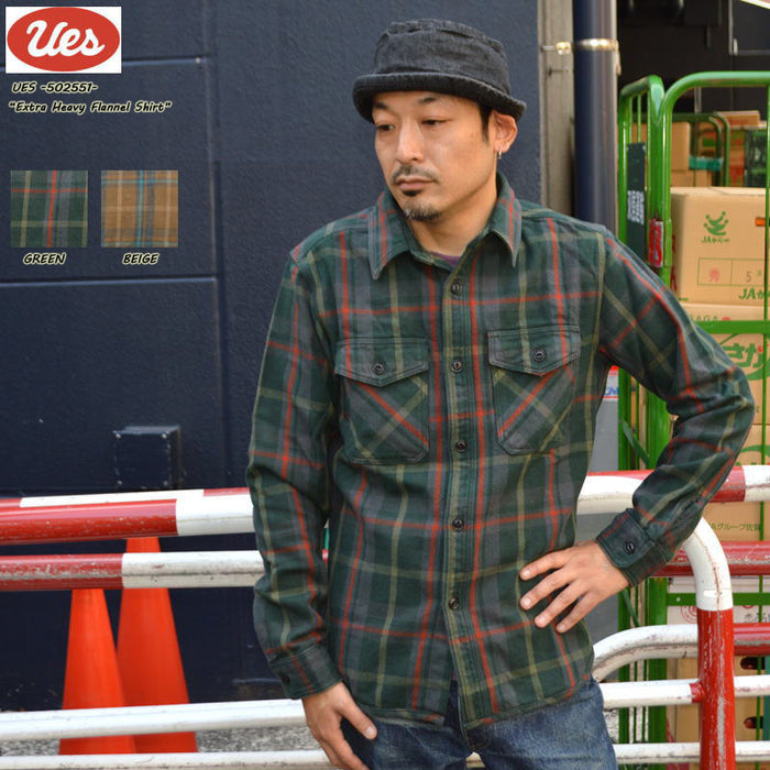 UES "502551" EXTRA HEAVY FLANNEL SHIRTS