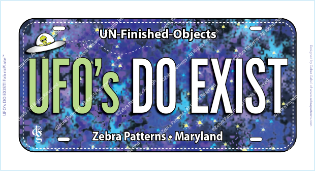 UFO's DO EXIST FabricPlate™
