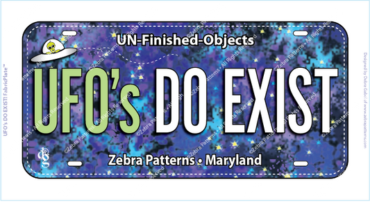 UFO's DO EXIST FabricPlate™