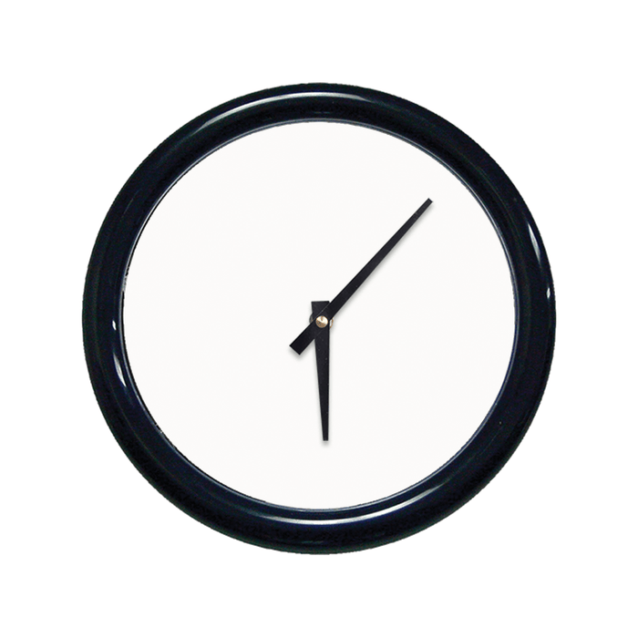 Unisub 8.125" Round Sublimation Aluminum Clock Kit with Lens - HeatPressNation