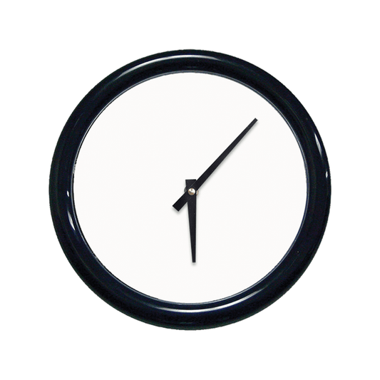 Unisub 8.125" Round Sublimation Aluminum Clock Kit with Lens - HeatPressNation