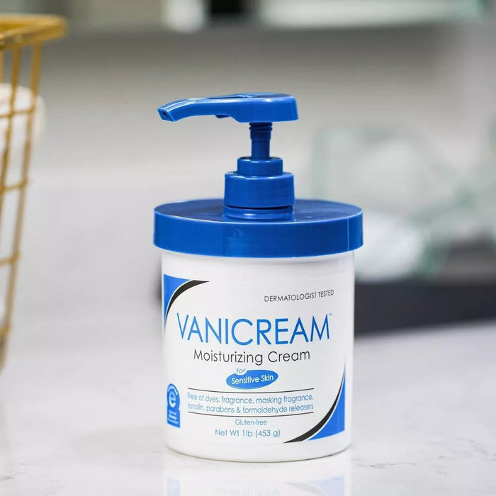 Vanicream Moisturizing Cream for Sensitive Skin, Unscented, 1 lb Jar