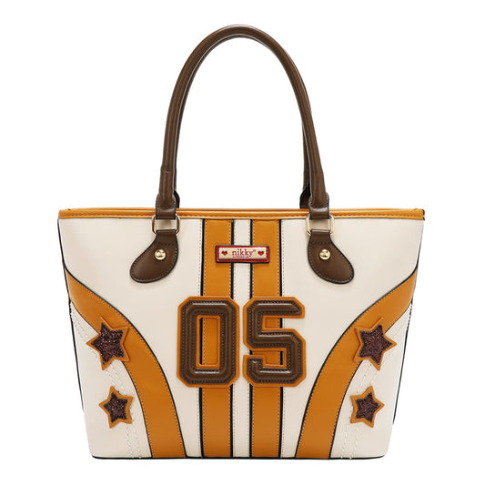 VARSITY SHOPPER BAG