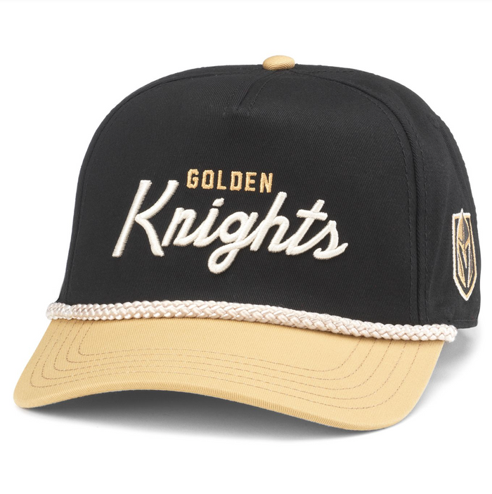 Vegas Golden Knights Roscoe Black and Gold Snap Back