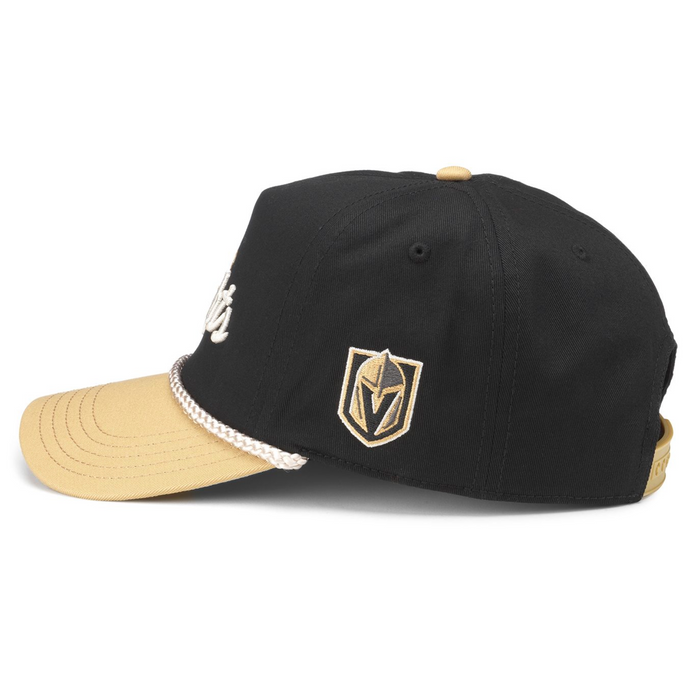 Vegas Golden Knights Roscoe Black and Gold Snap Back