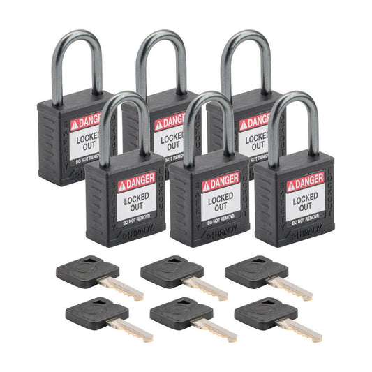 Nylon Padlocks - Mann Supply BradyBrady