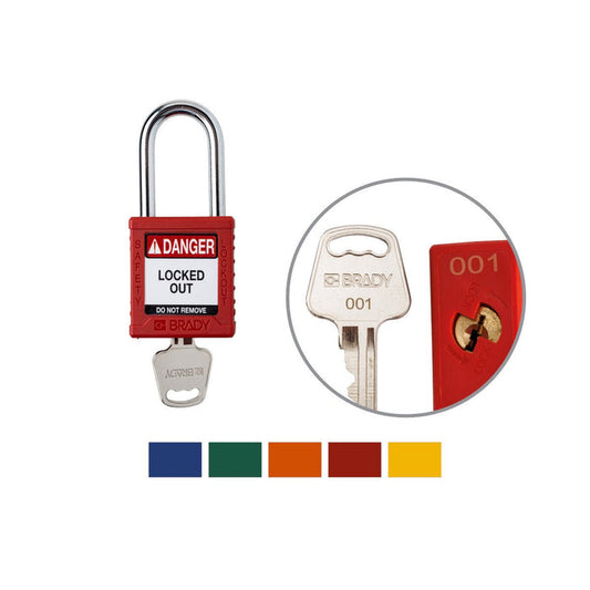 Nylon Padlocks - Mann Supply BradyIndustrial Products