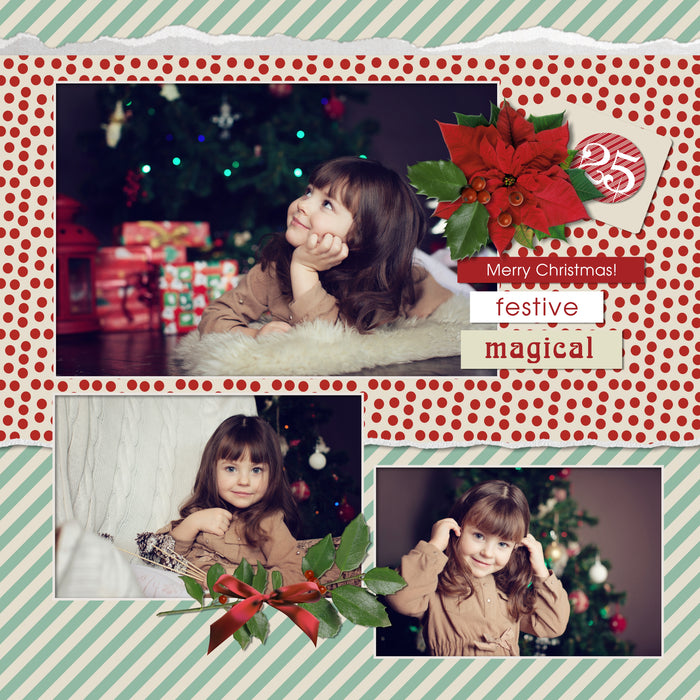 Filled with charming old-fashioned digital art tin toys, Santa Claus Victorian die-cuts, antique sled, vintage advertisements, old light bulbs, sprigs of holly, craft-wrapped presents, Santa’s list, little elves, and postage stamps, this Vintage Christmas 1 Digital Scrapbook Kit is perfect for your personal scrapbooking projects and holiday cards. Coordinates with Vintage Christmas 2 Digital Scrapbook Kit to extend your holiday scrapbooking projects.