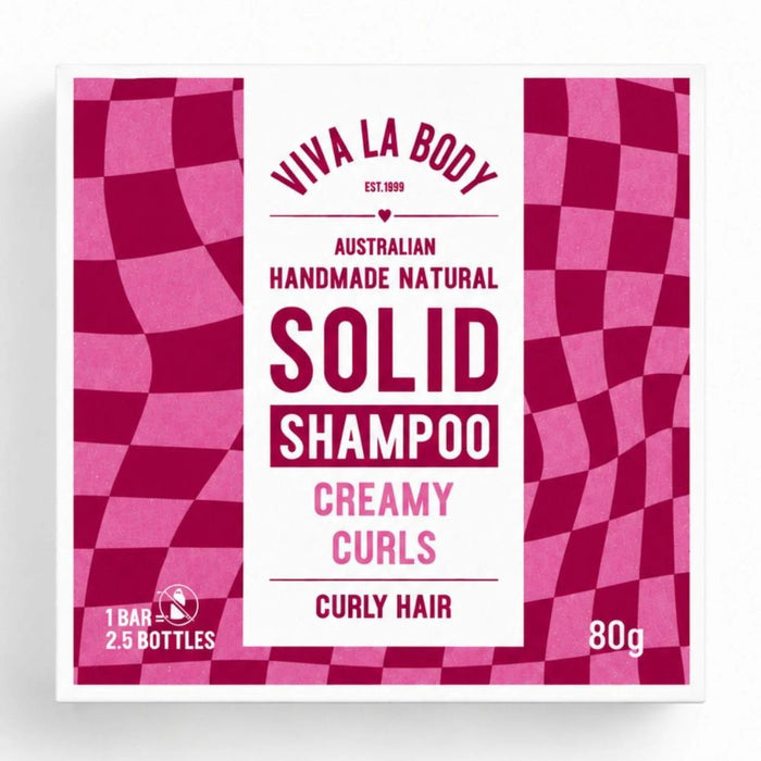 Viva La Body Shampoo Bar - Creamy Curls (Curly Hair) 80g