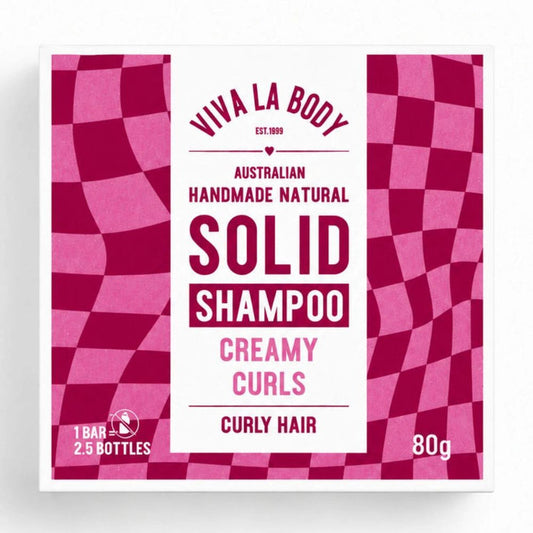 Viva La Body Shampoo Bar - Creamy Curls (Curly Hair) 80g