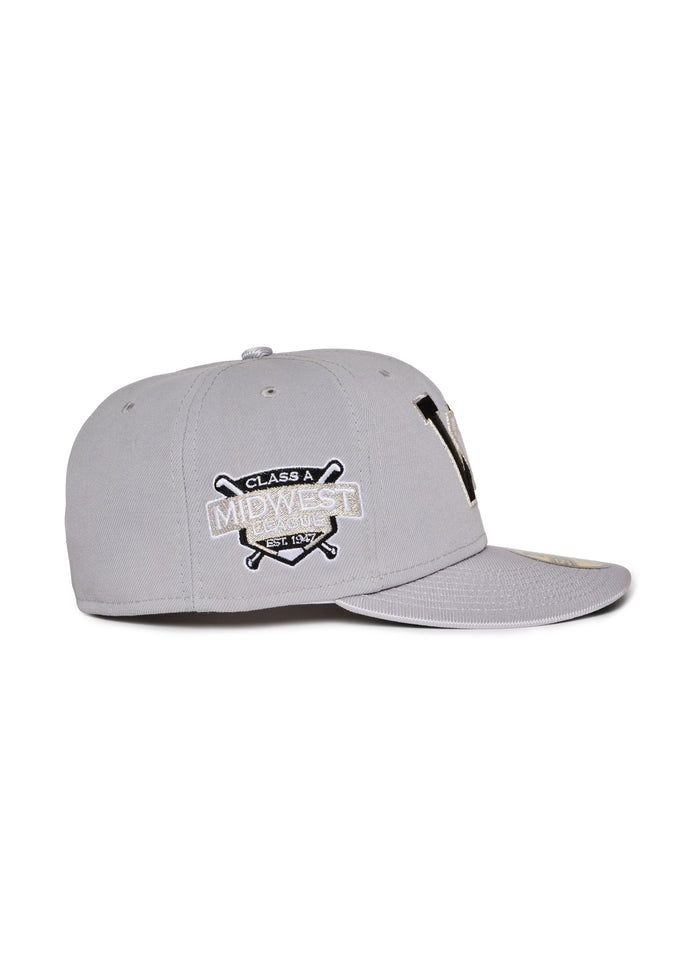 Waterloo Diamonds Grey and Metallic 5950 Fitted