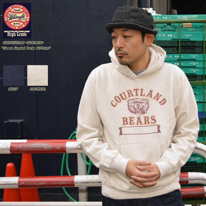 WHITESVILLE "WV69616" Heavy Sweat Hooded Parka