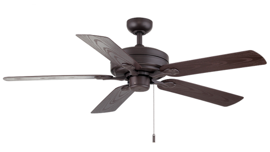 Ceiling Fan Wind River Courtyard WR1469 52" Outdoor Ceiling Fan in Brown, White, or Black Wind River Fans