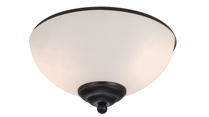 Ceiling Fan Light Kit Wind River KG250 Light Kit in Matte Black Wind River Fans